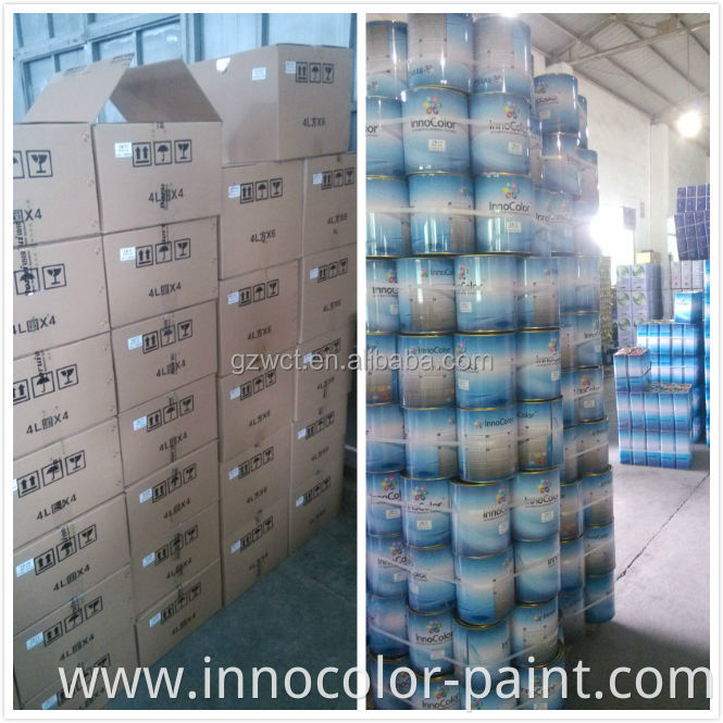 Good gloss and High Quality Automobile 2k top color paint metallic car paint